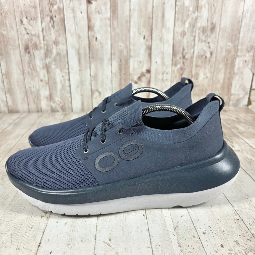 OOFOS OOmg Sport Low Mens 11 Navy Blue Recovery Walking Shoes 5012-11